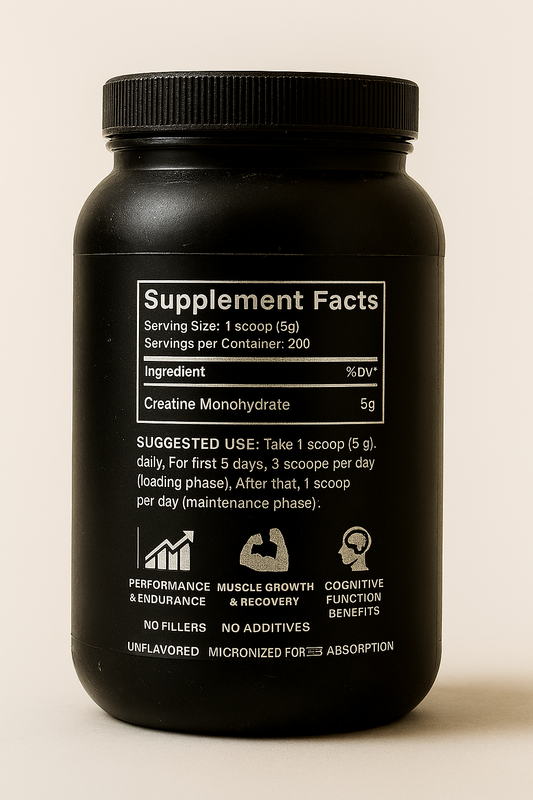 100% Creatine Monohydrate: Maximum Performance