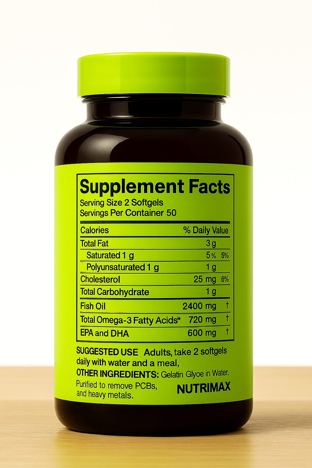 Premium Fish Oil – Omega 3 for Heart Health